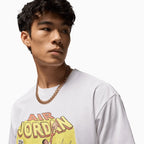 Camiseta de cuello redondo con estampado de cómic para hombre