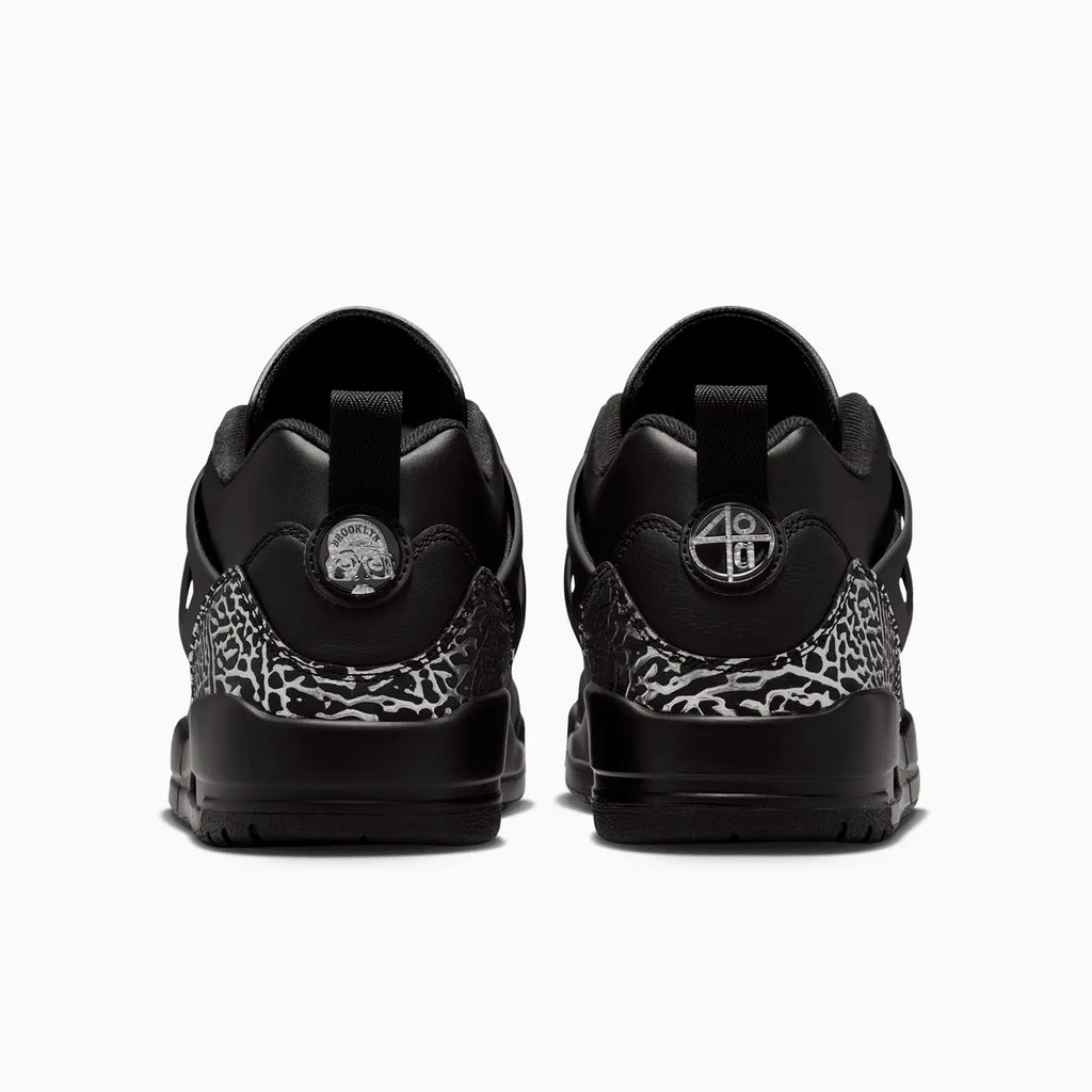 Jordan Spizike Low pour Homme « Black Metallic Silver »