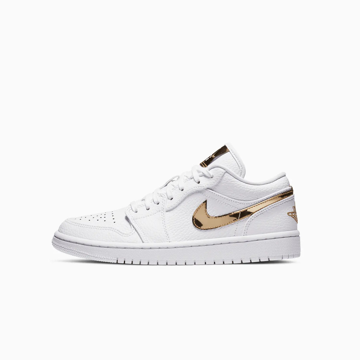 Women's Air Jordan 1 Low SE 'White Metallic Gold'