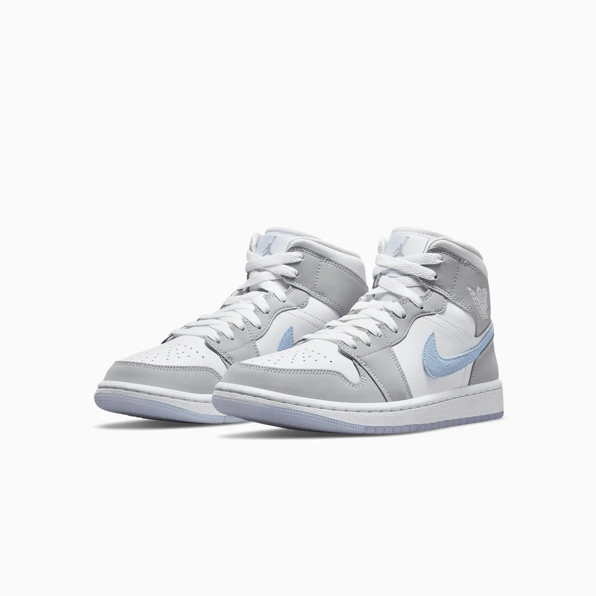 Women's Air Jordan 1 Mid 'Wolf Grey Aluminum'