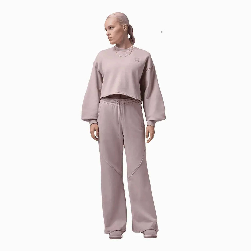 Women's Flight Cropped Fleece Open-Hem Outfit