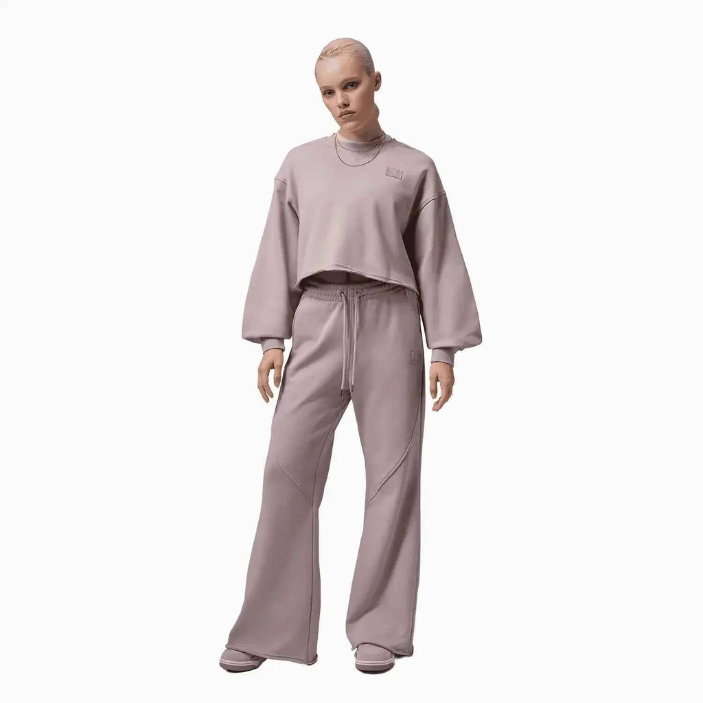 Women's Flight Cropped Fleece Open-Hem Outfit