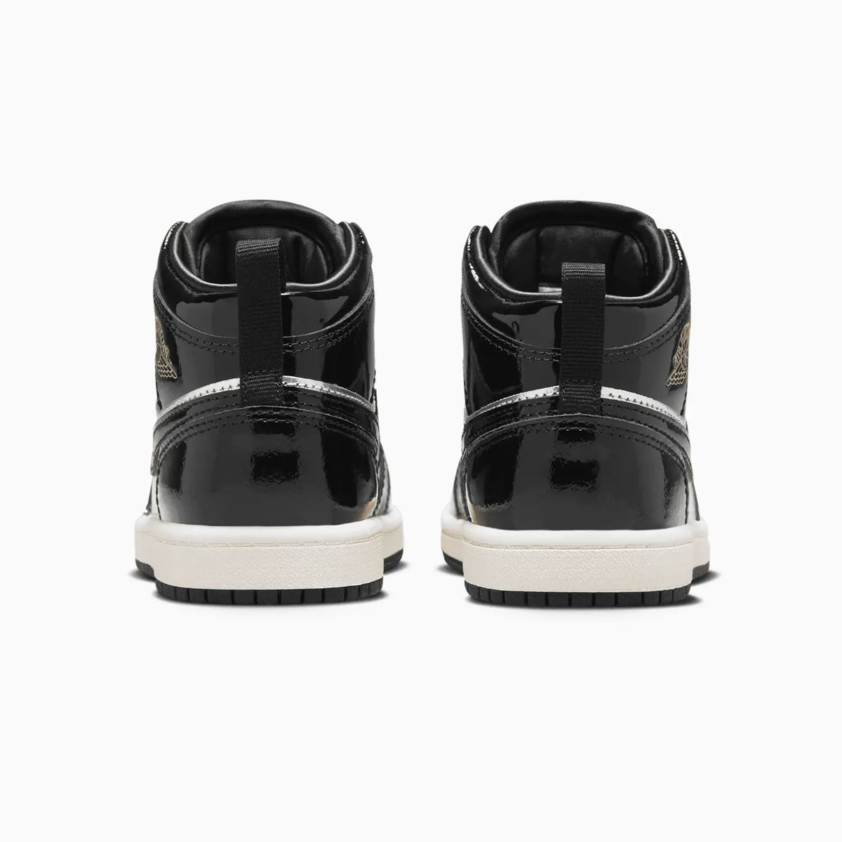 Jordan Enfant 1 Mid SE 'Black Metallic Silver' pour Jeune Enfant