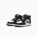 Jordan Enfant 1 Mid SE 'Black Metallic Silver' pour Jeune Enfant