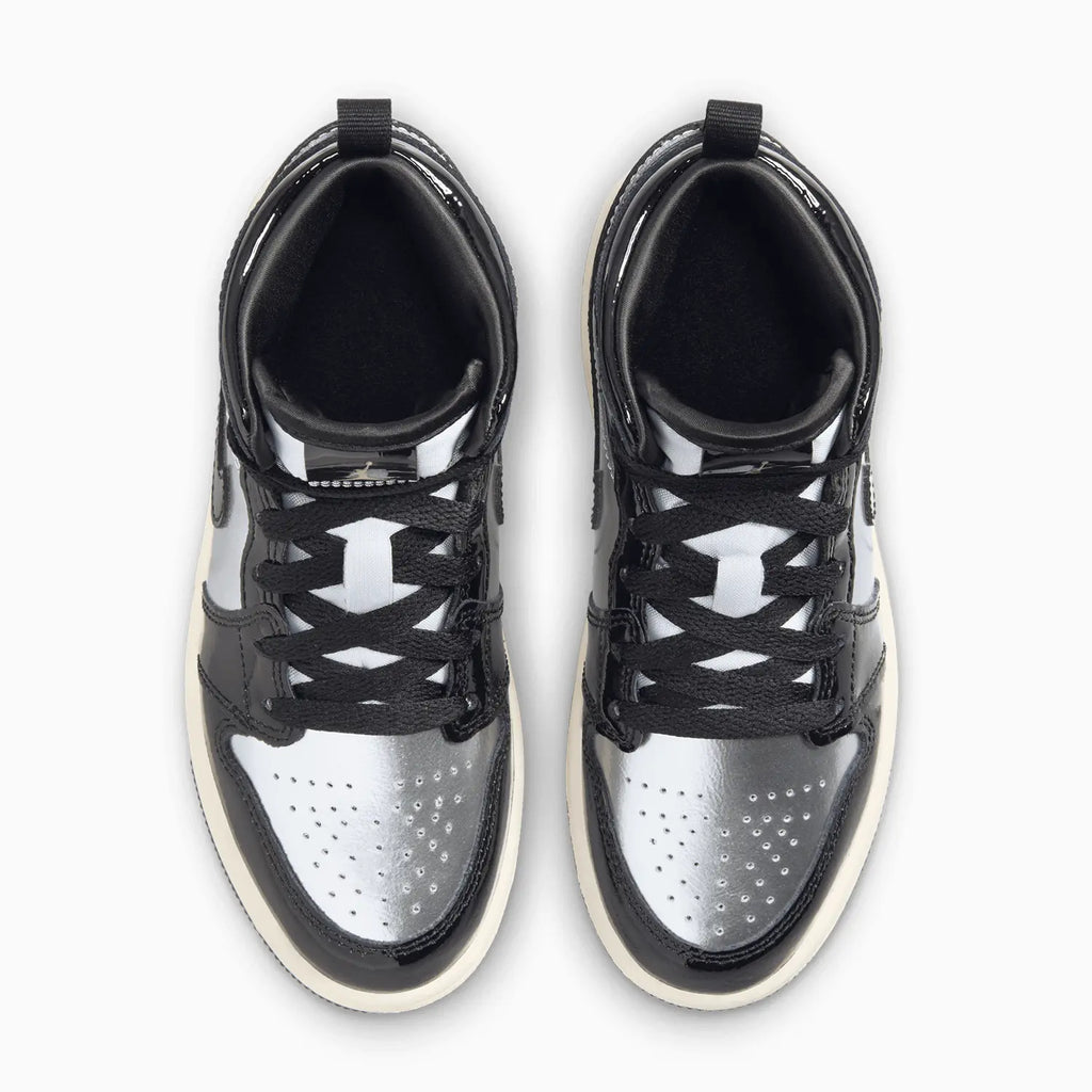 Jordan Enfant 1 Mid SE 'Black Metallic Silver' pour Jeune Enfant