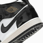 Jordan Enfant 1 Mid SE 'Black Metallic Silver' pour Jeune Enfant