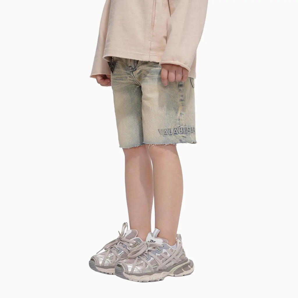 Kid's Denim  Vintage Wash Shorts