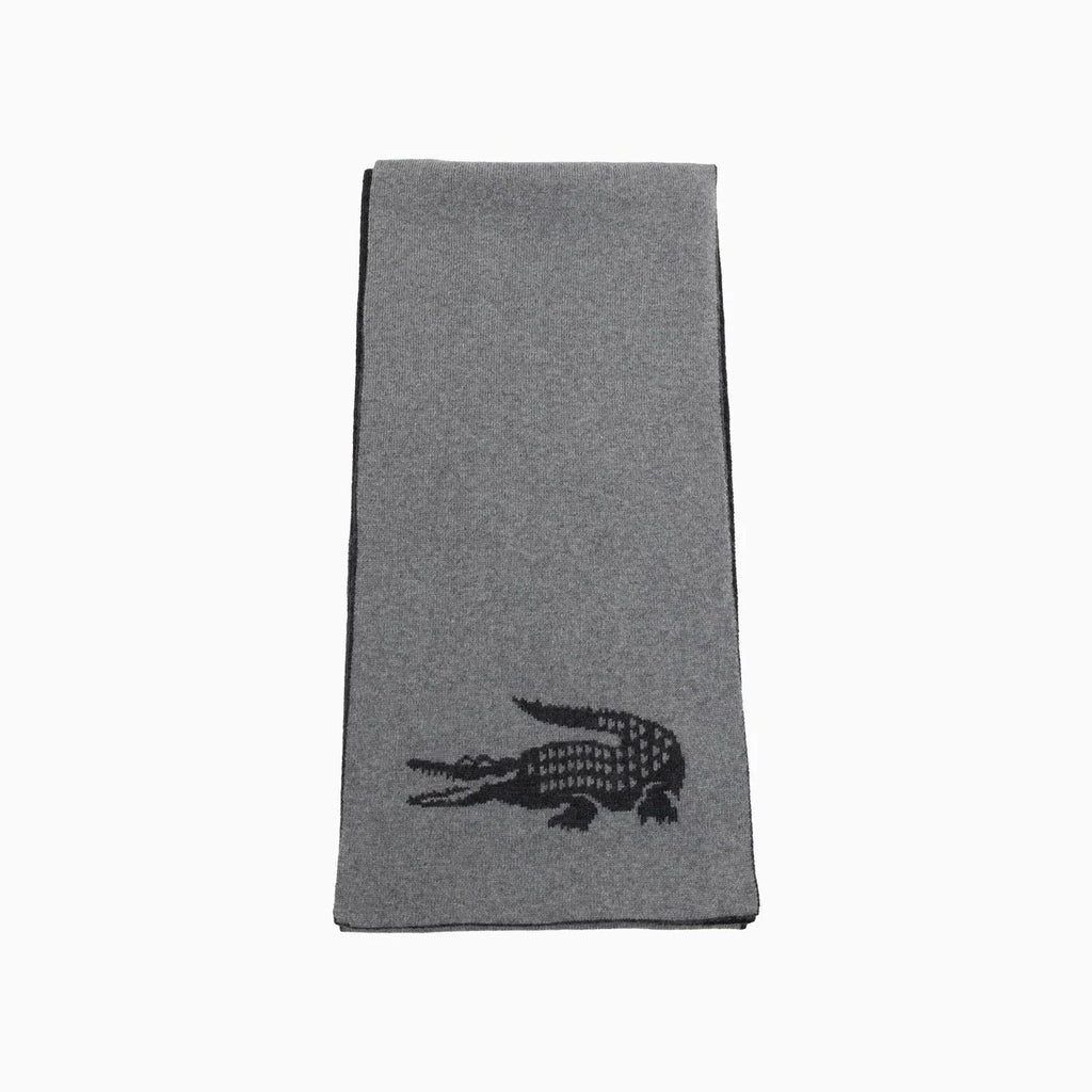 Intersia Crocodile Double Face Scarf