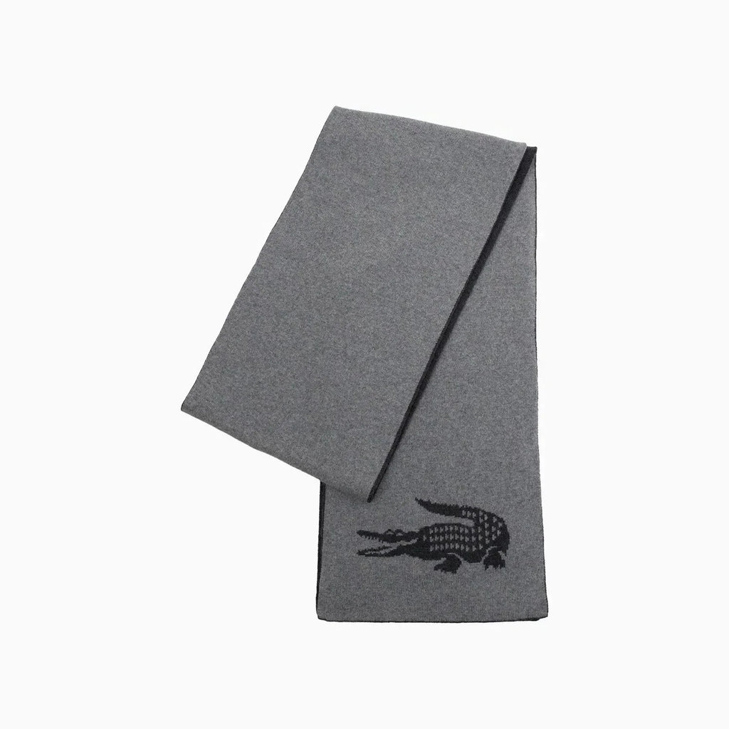 Intersia Crocodile Double Face Scarf