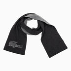 Intersia Crocodile Double Face Scarf