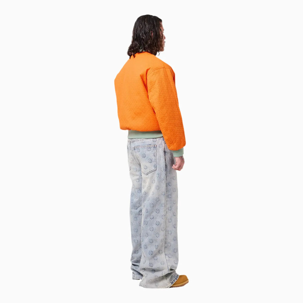 Men's Embossed Logo Denim Pant