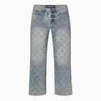 Men's Embossed Logo Denim Pant