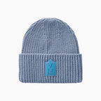 JUDE-MZ Hand Knit Toque With Ribbed Cuff Beanie Hat