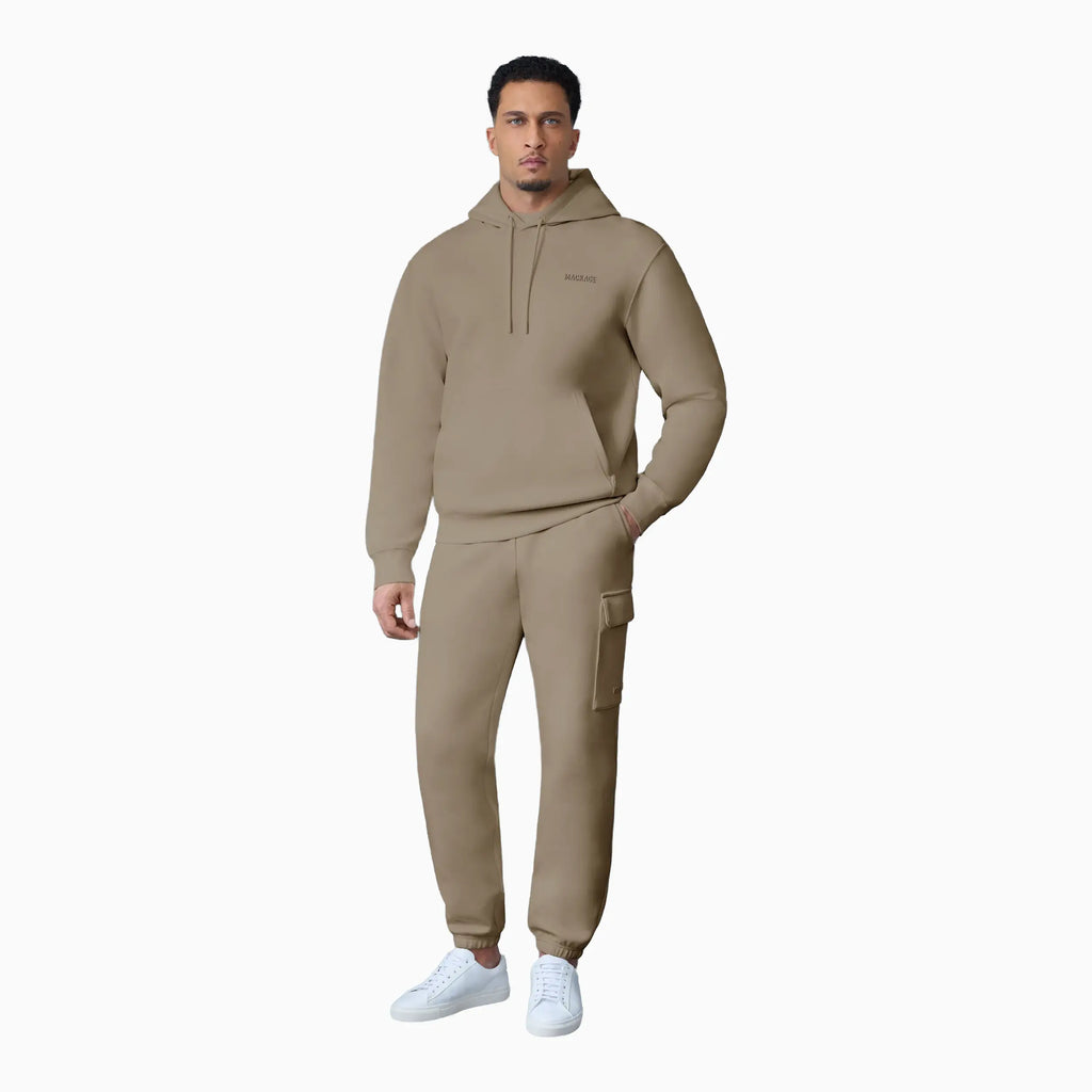 KOLTON Double-Face Jersey Logo Hoodie