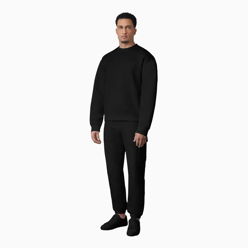 Sudadera de hombre JULIUS de doble cara con logo y punto de jersey