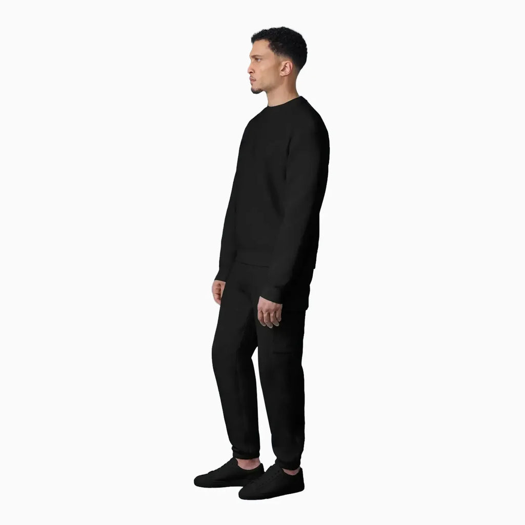Sudadera de hombre JULIUS de doble cara con logo y punto de jersey