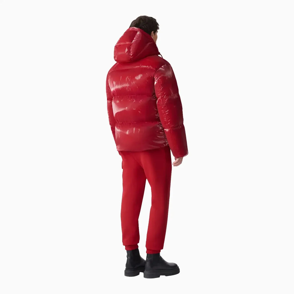 Men's KENT-GLO High-Gloss Hooded Down Jacket
