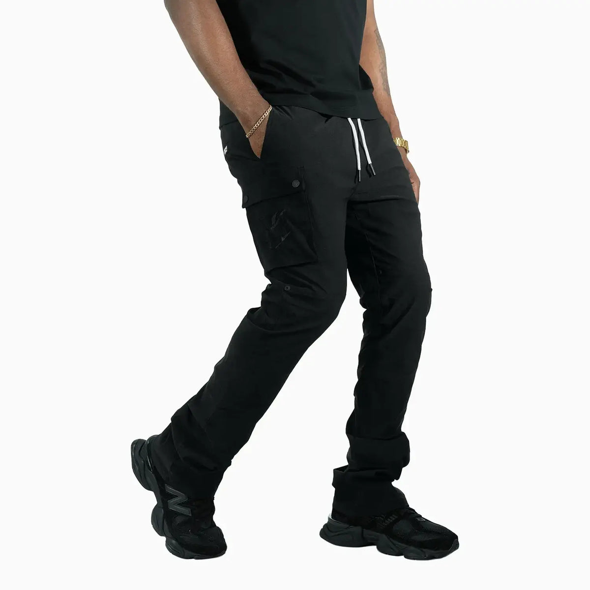 Men's Adorni Nylon Stacked Pant