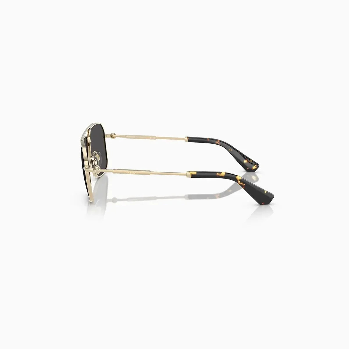 Men's Burberry Gold Dark Grey Sunglasses