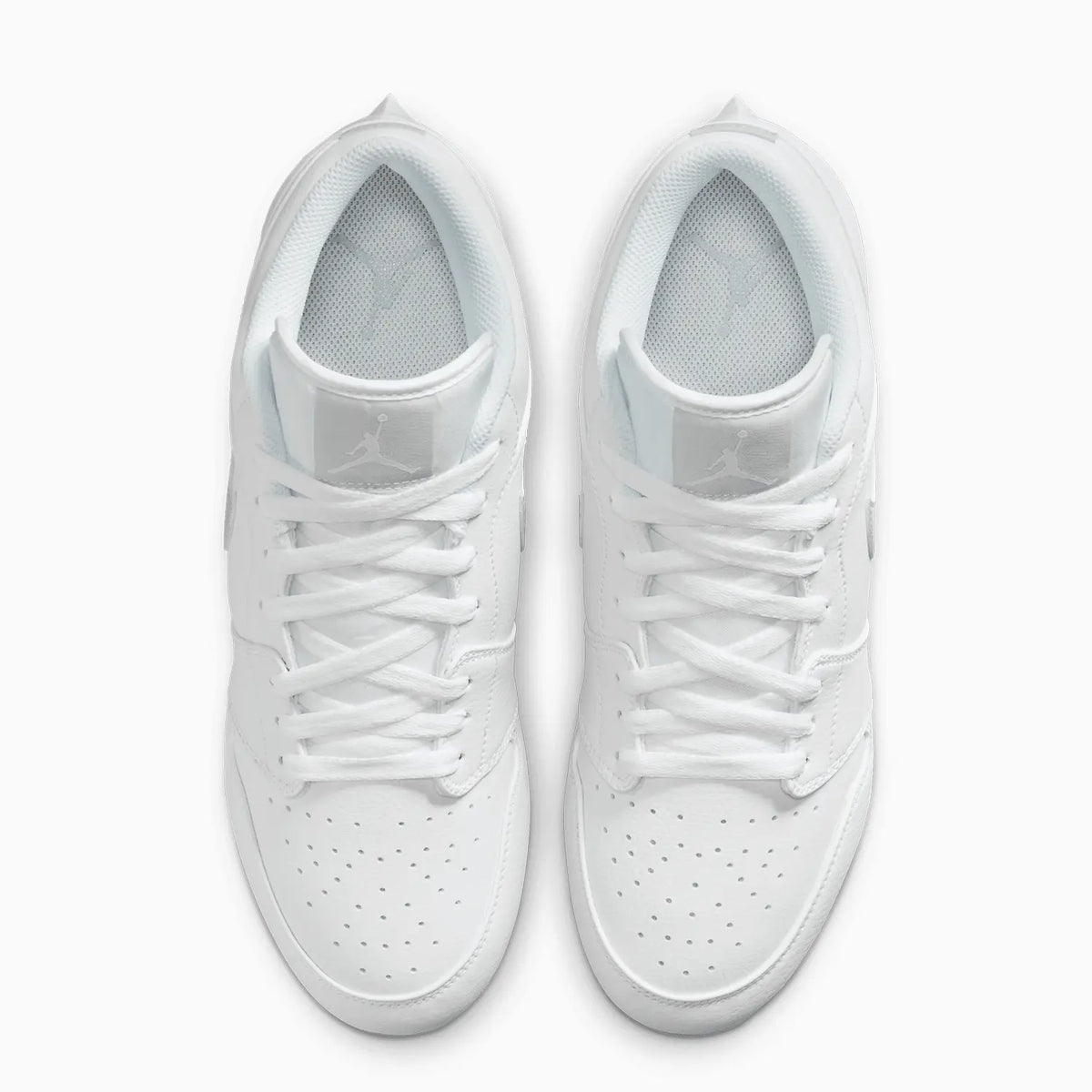 Men's Jordan 1 Low TD Football Cleat 'White Grey Fog'