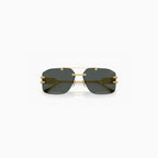 Lunettes de soleil pour homme Varsace dorées gris foncé
