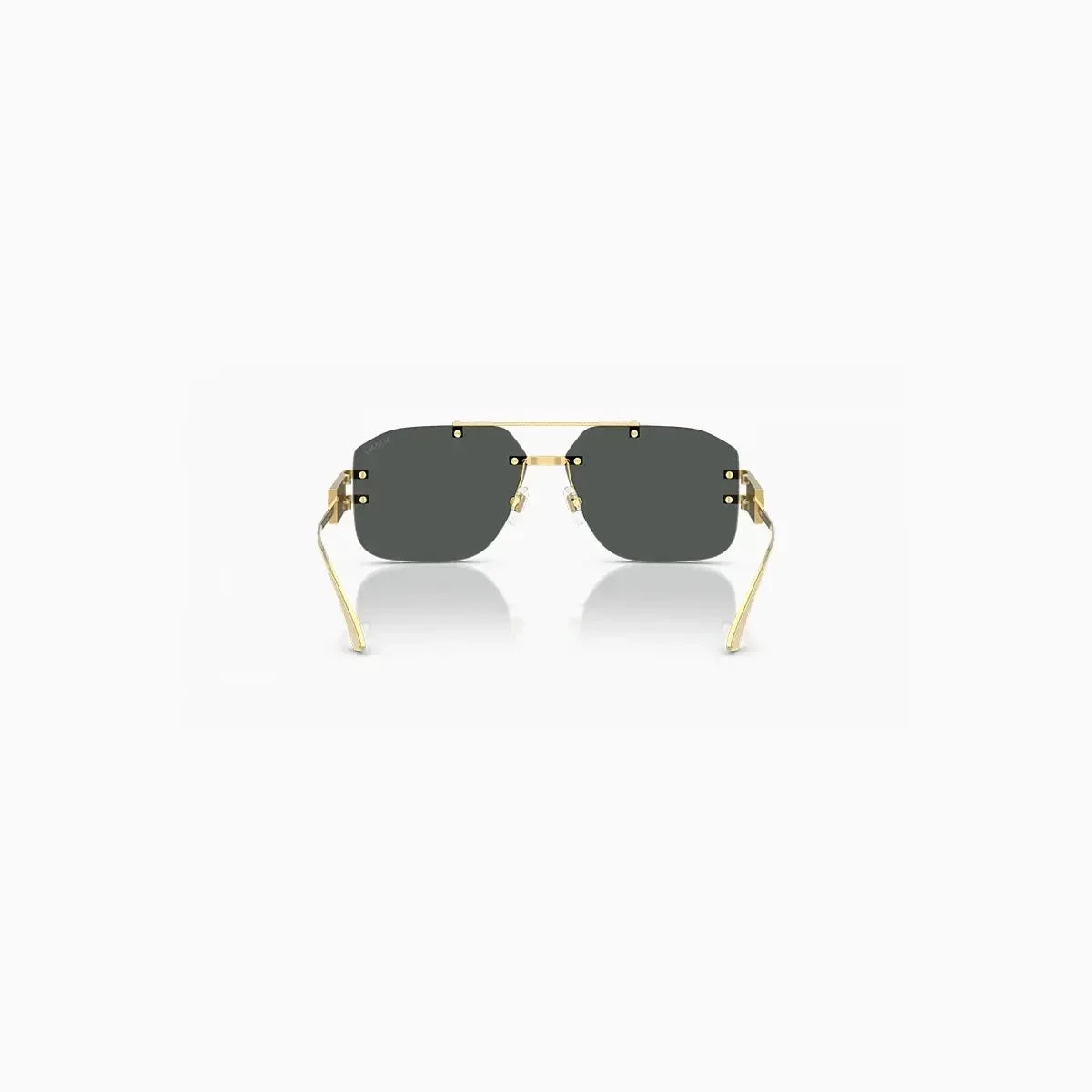 Men's Varsace Gold Dark Grey Sunglasses