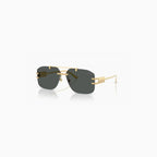 Lunettes de soleil pour homme Varsace dorées gris foncé