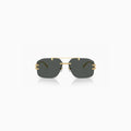 Lunettes de soleil pour homme Varsace dorées gris foncé
