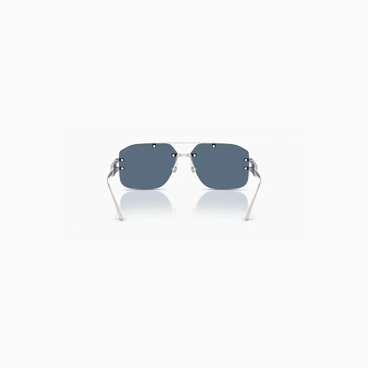 Men's Varsace Metal Silver Blue Sunglasses