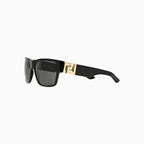 Gafas de sol Versace de hombre negras y gris oscuro