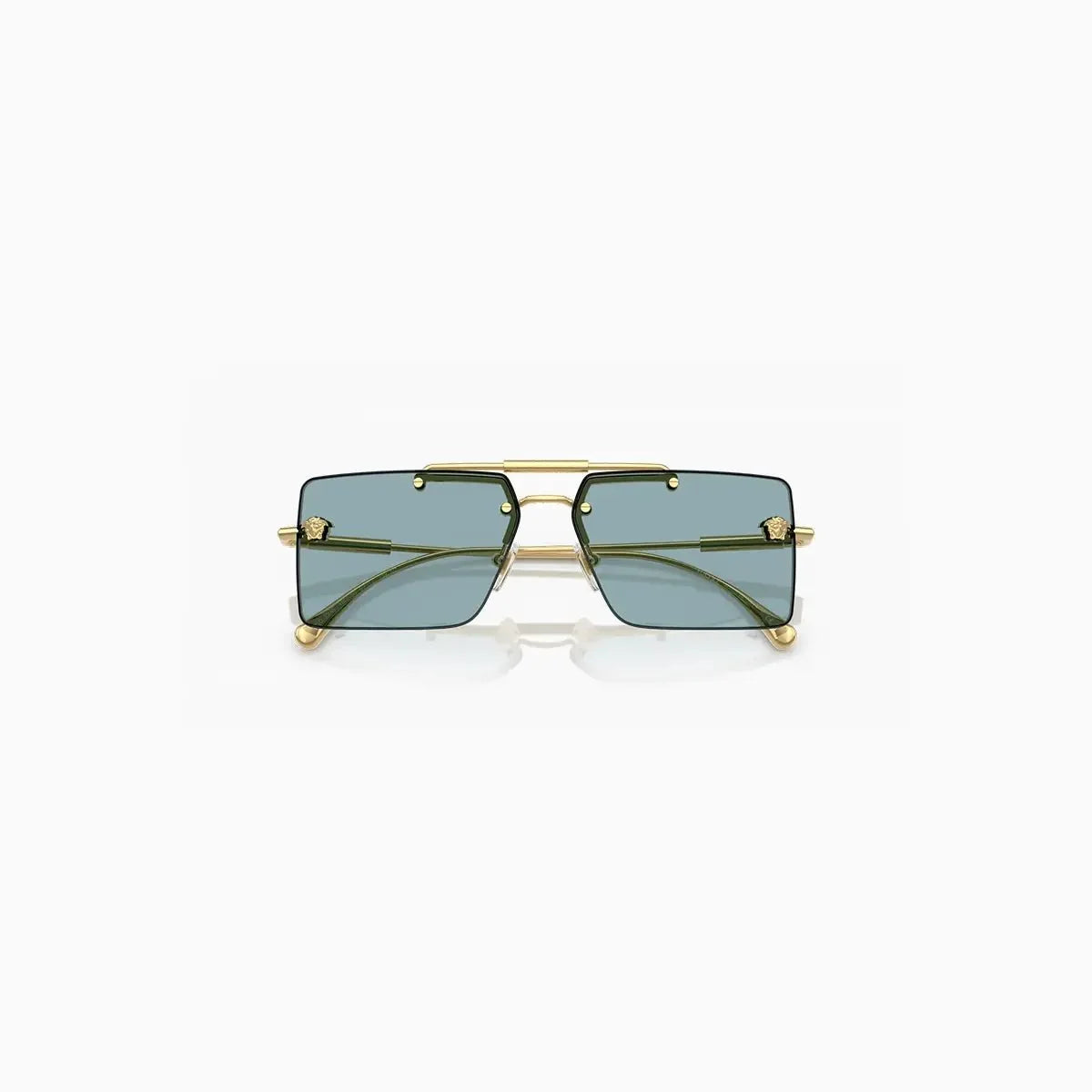 Men's Versace Gold Blue Sunglasses