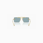 Lunettes de soleil Versace homme dorées et bleues