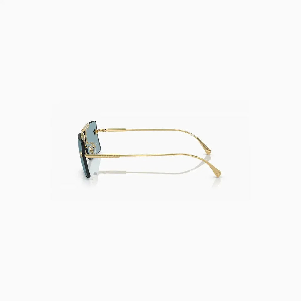 Lunettes de soleil Versace homme dorées et bleues