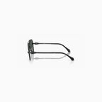 Lunettes de soleil Versace noires en métal pour homme