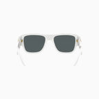 Lunettes de soleil Versace blanches et gris foncé pour homme
