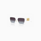 Men's Versace White Grey Gradient Sunglasses