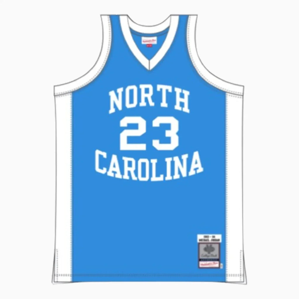 Maillot authentique Michael Jordan Université de Caroline du Nord NBA 1993-94