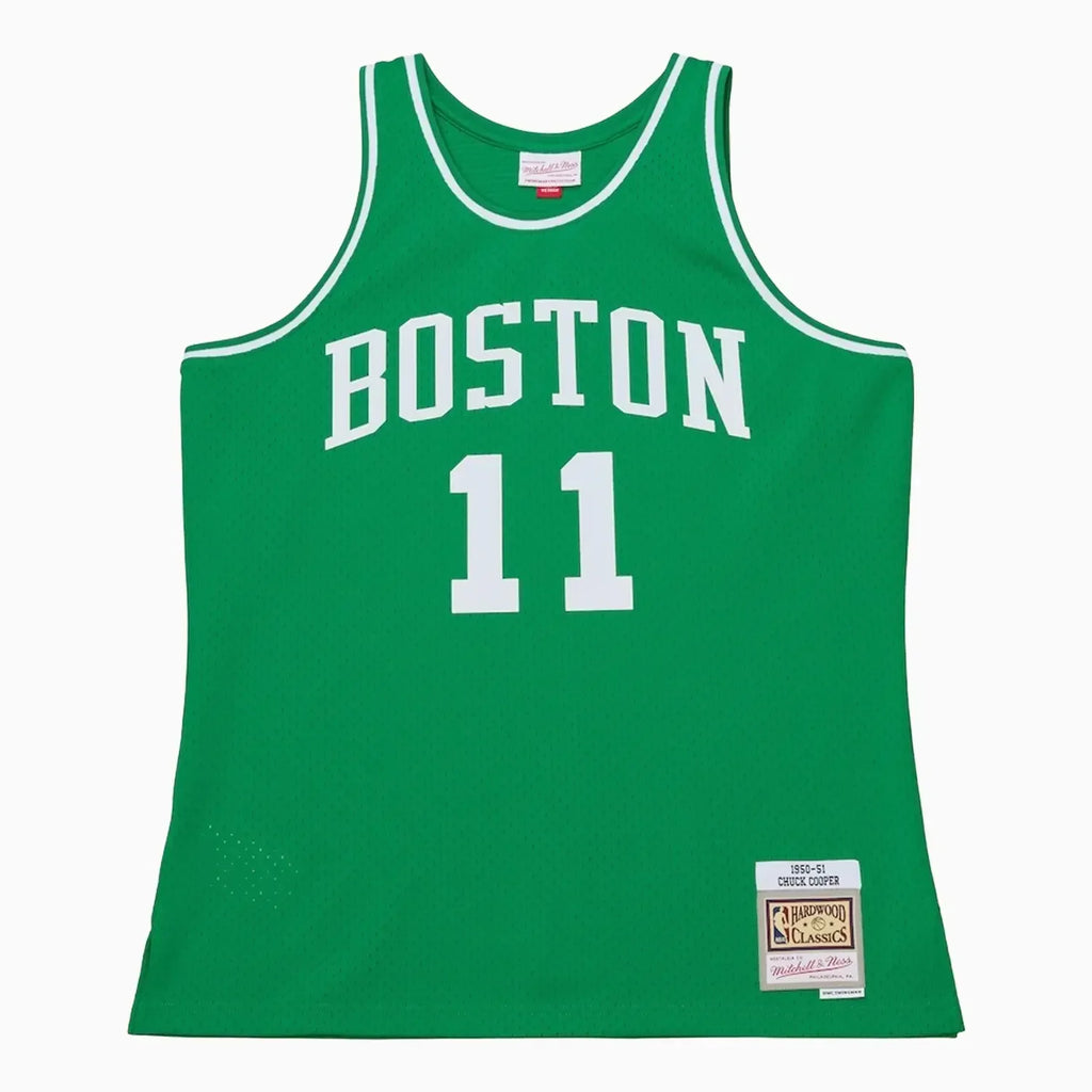 Swingman Chuck Cooper Boston Celtics NBA 1950-51 Kelly Green Pioneers Jersey