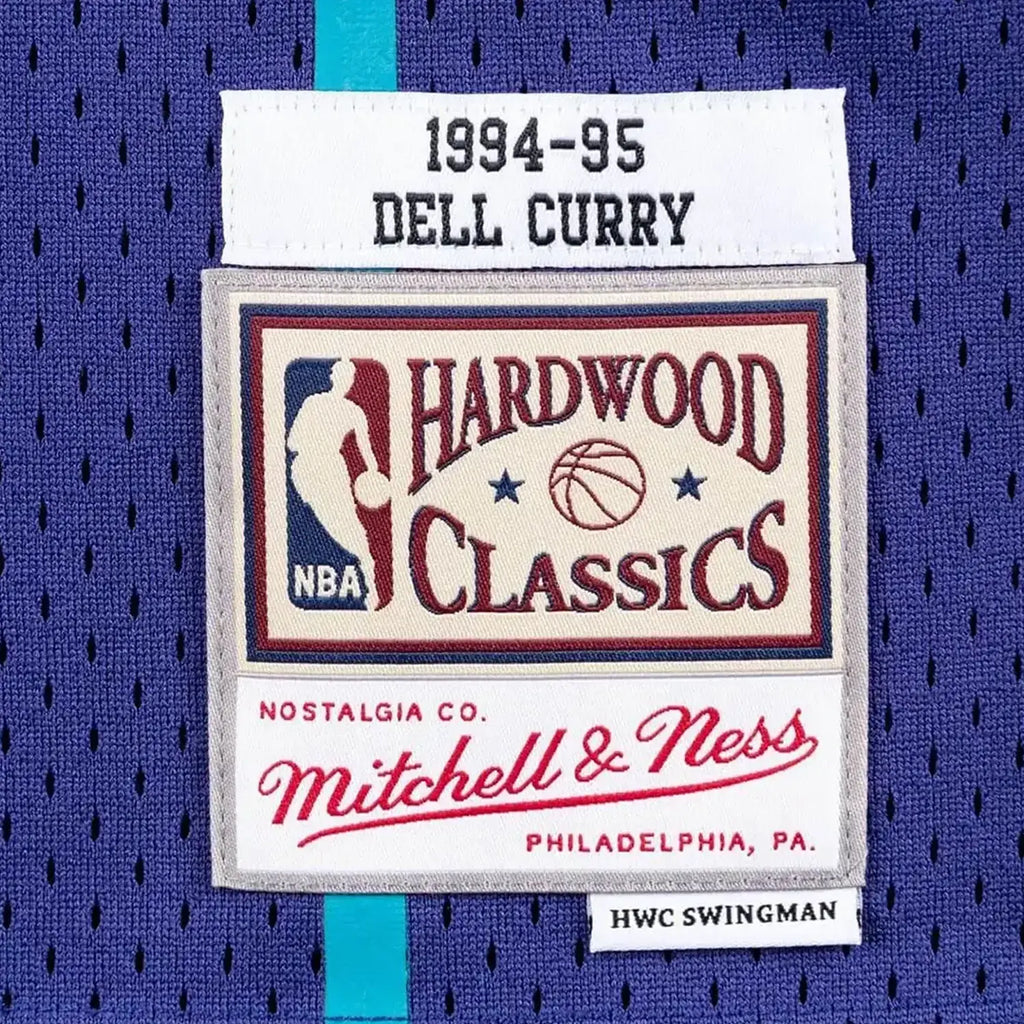 Maillot Swingman Dell Curry Alternate Charlotte Hornets NBA 1994-95