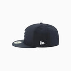 Casquette ajustée 59FIFTY de la collection authentique Road des Braves d'Atlanta MLB