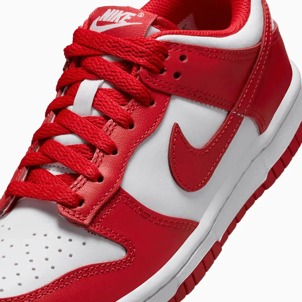 Kid's Dunk Low 'White University Red' Grade School