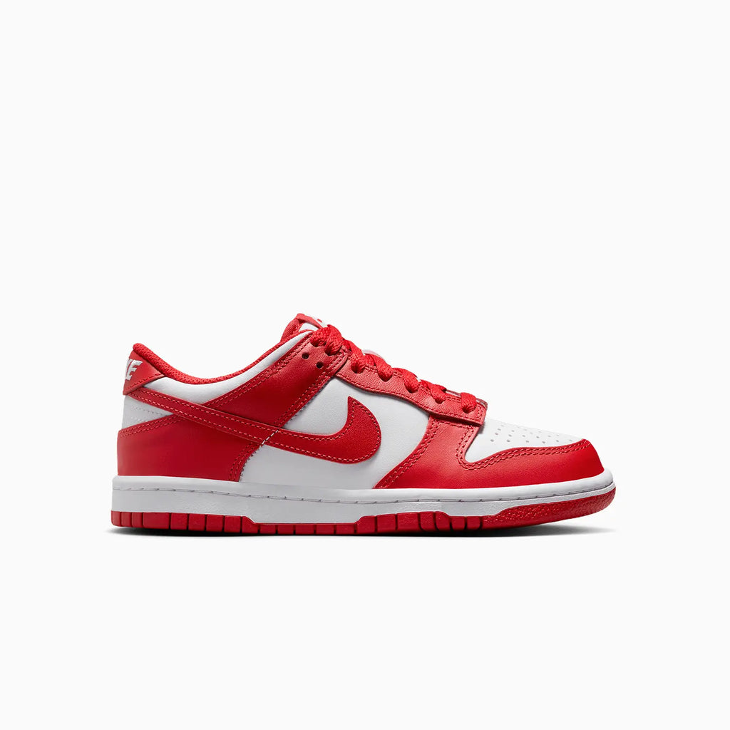 Kid's Dunk Low 'White University Red' Grade School