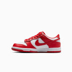 Kid's Dunk Low 'White University Red' Grade School