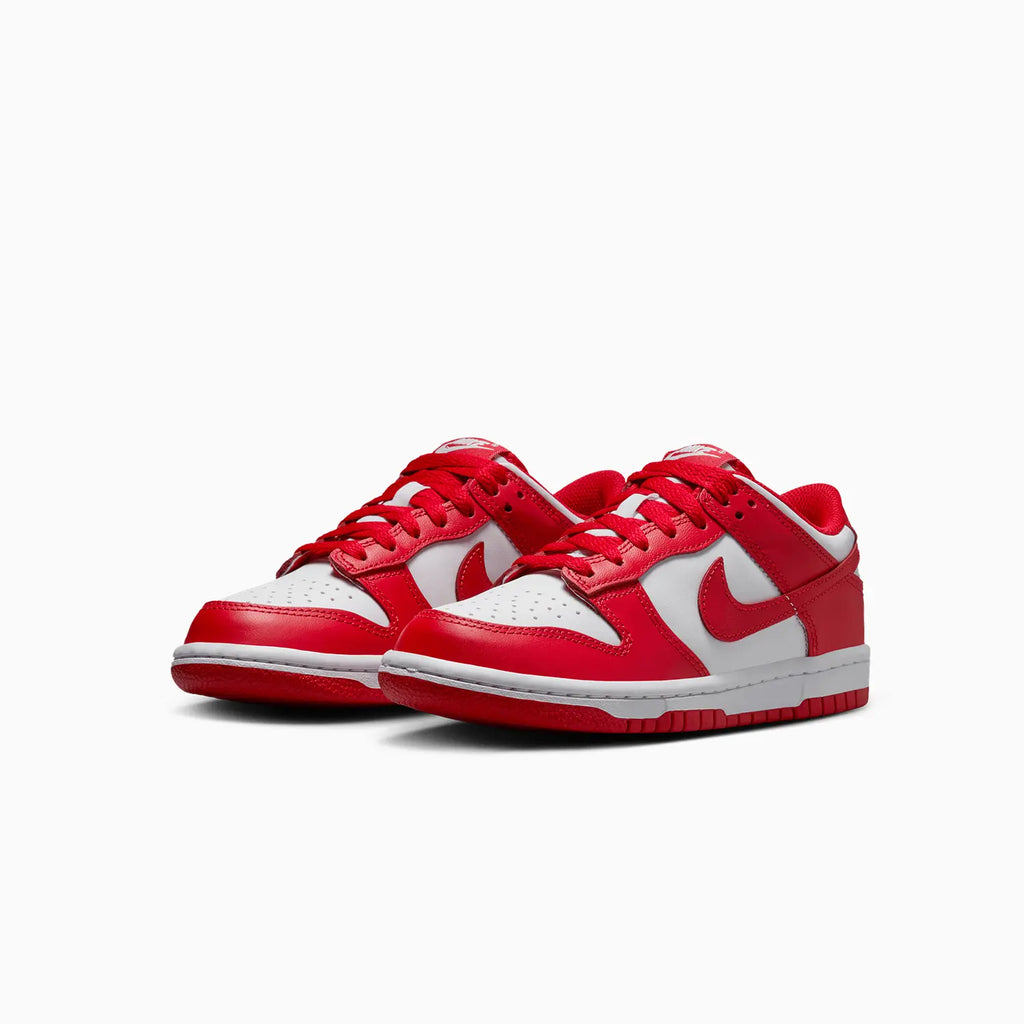 Kid's Dunk Low 'White University Red' Grade School