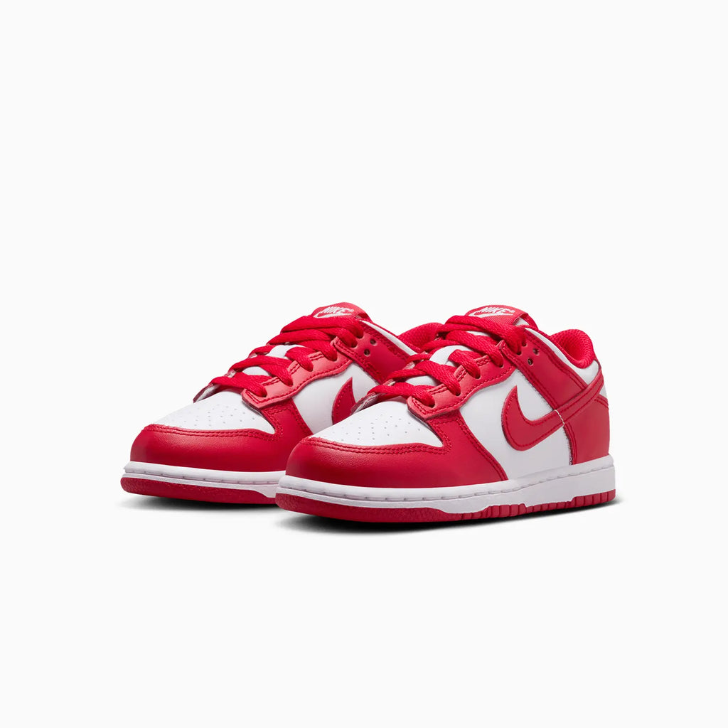 Kid's Dunk Low 'White University Red' Pre School