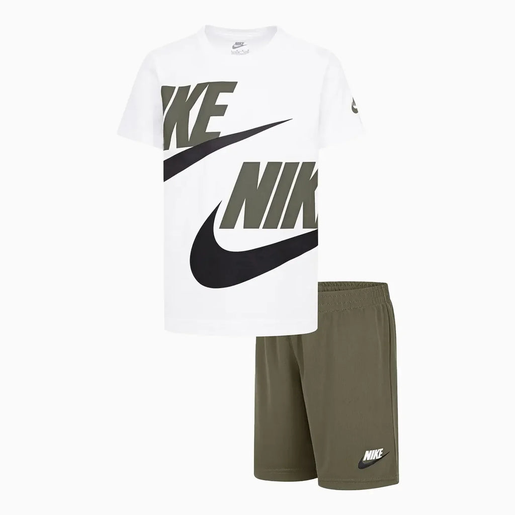 Conjunto de punto de 2 piezas de pantalones cortos de ropa deportiva para niños