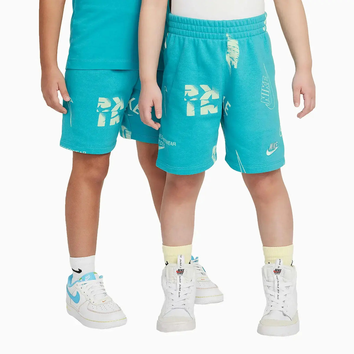 Conjunto de pantalón corto de punto de 2 piezas Kid's Sportswear Energy