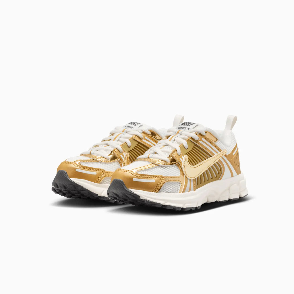 Chaussures Vomero 5 à lacets « Sail Metallic Gold » pour enfant en bas âge