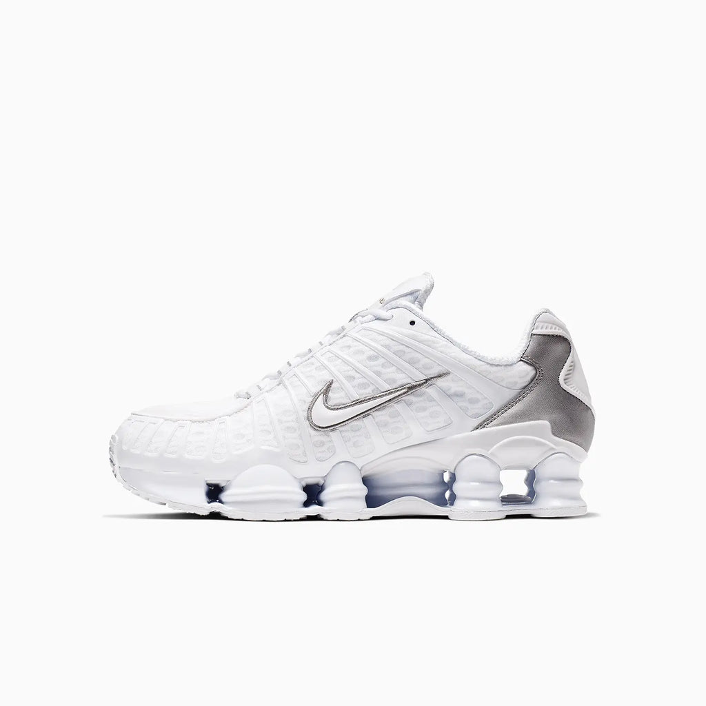 Shox TL para hombre 'White Metallic Silver'