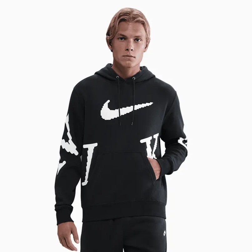 Sudadera con gorro de tejido Fleece Club de sportswear para hombre